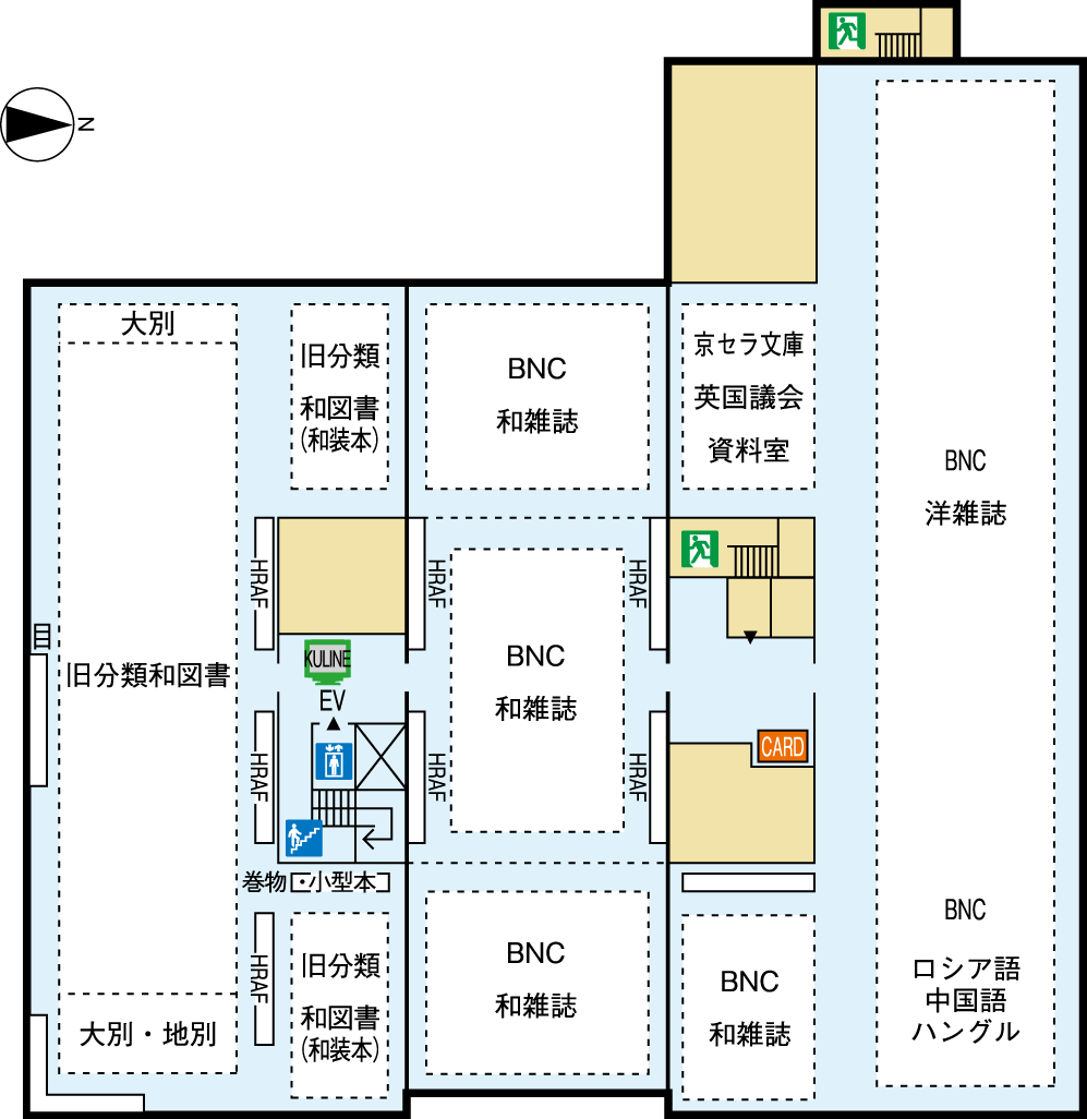館内地図B2
