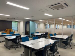 個室ブース(設置フロア遠景)