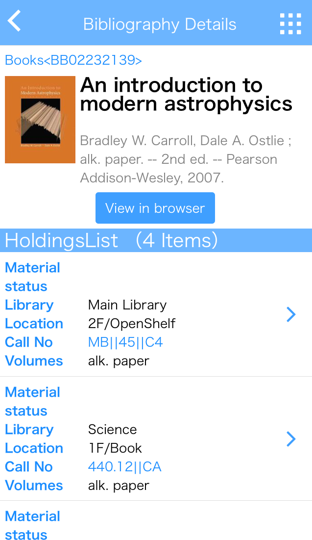 Bibliography Details